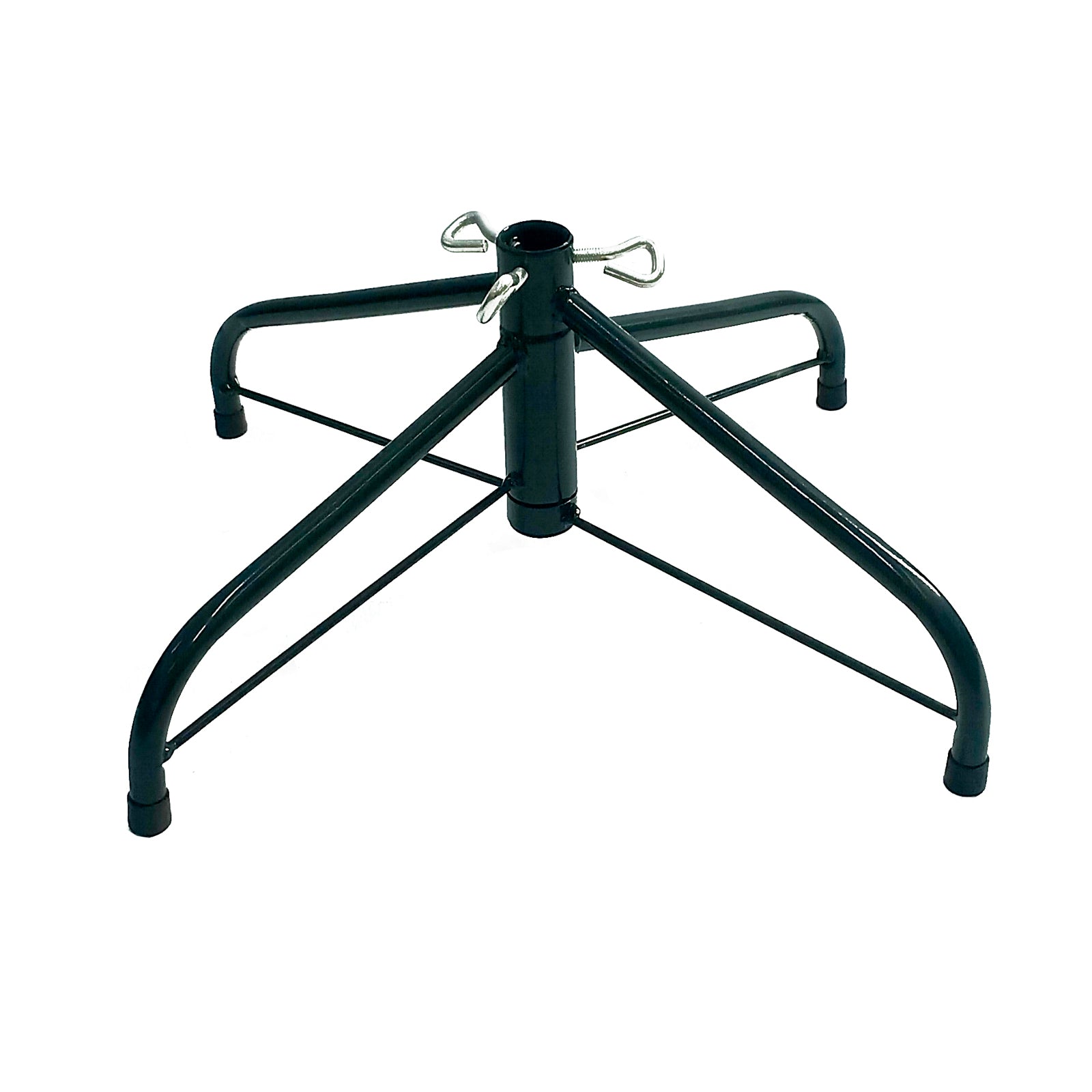 Daisy Darcy Sapin fin vert de 5 ft, Construction enveloppée, Support en métal, Diamètre de 51 cm