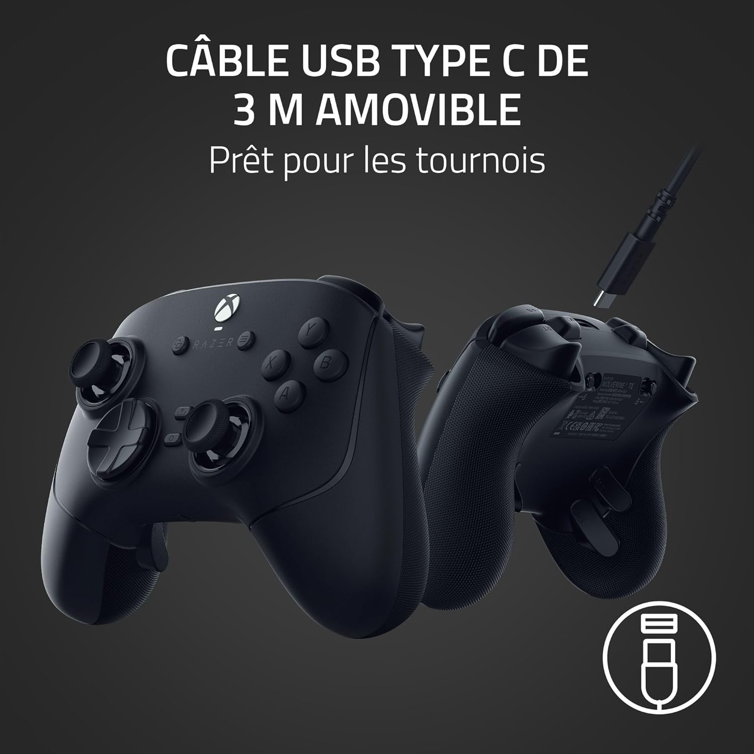 Razer Wolverine V3 Tournament Edition Manette eSport Filaire - Xbox & PC - Noir