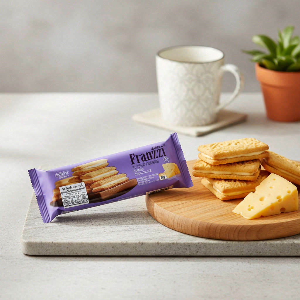 FLZ Biscuits au chocolat et au fromage - 70 g