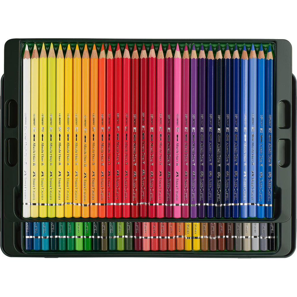 FABER-CASTELL Albrecht Dürer Boîte en métal de 60 crayons aquarellables