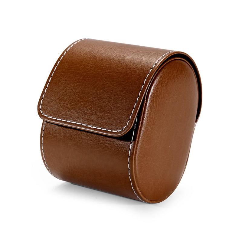 Oirlv Boîte de rangement en cuir de luxe pour montre, étui de voyage pour une montre, boîte cadeau pour montre pour Noël, anniversaire et anniversaire de mariage