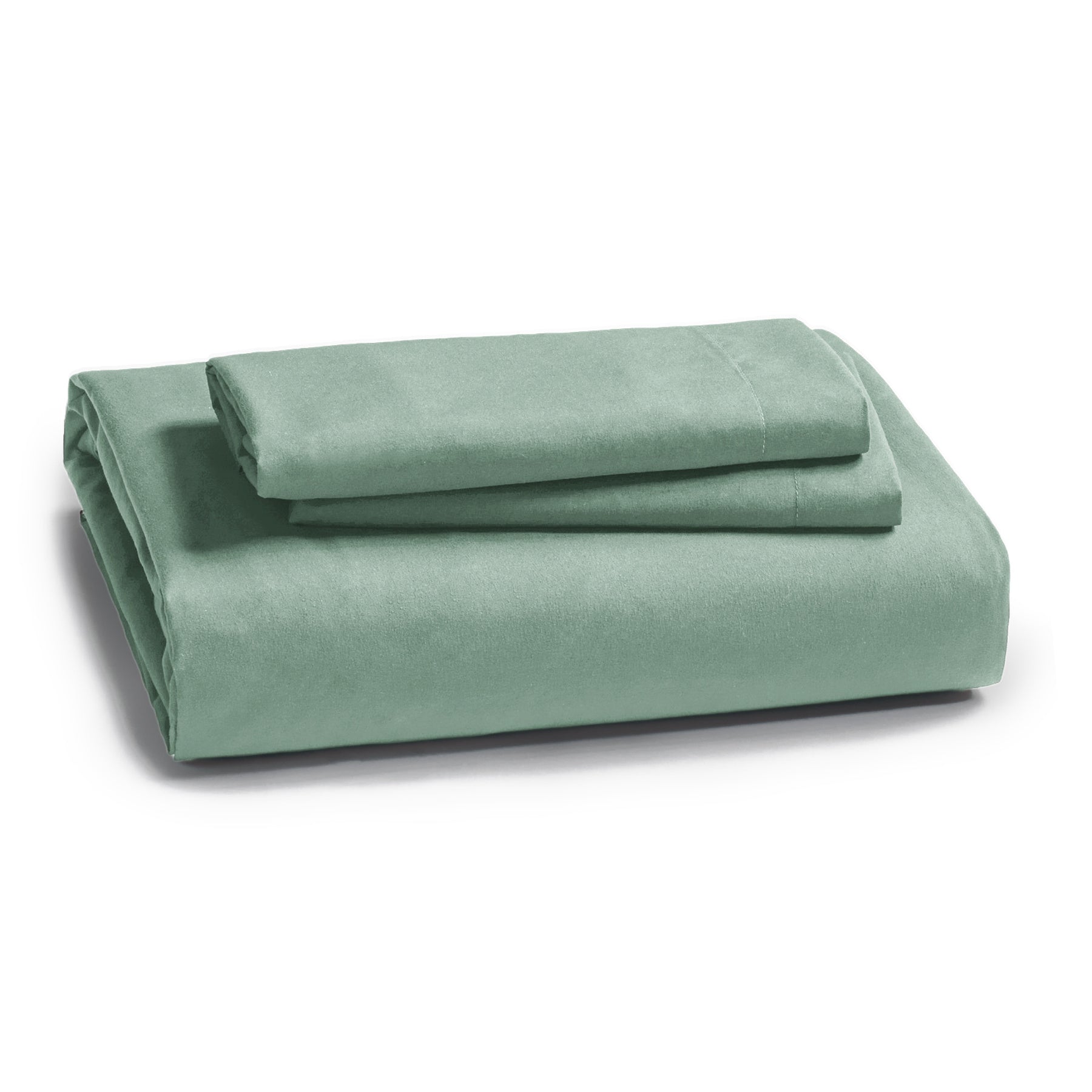 Parure de lit 135 x 200 cm 4 pièces Vert clair - Ensemble de 2 housses de couette avec 2 taies d'oreiller 80 x 80 cm