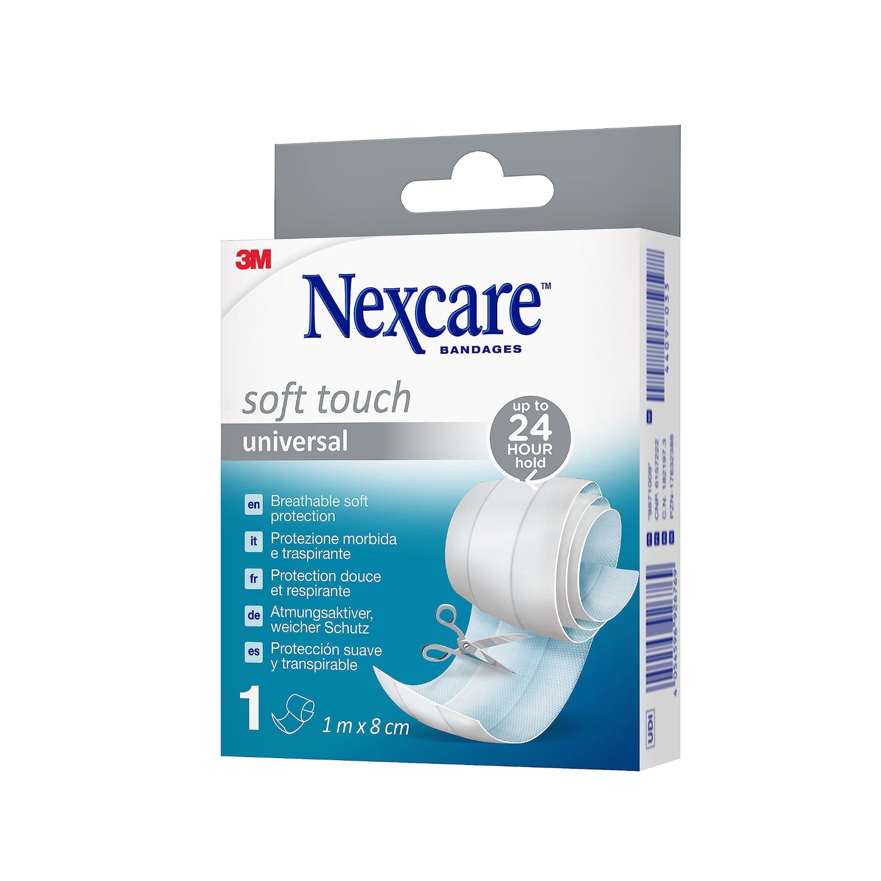 NEXCARE™ Pansement universel Soft Touch, 1 m x 8 cm, 1 boîte