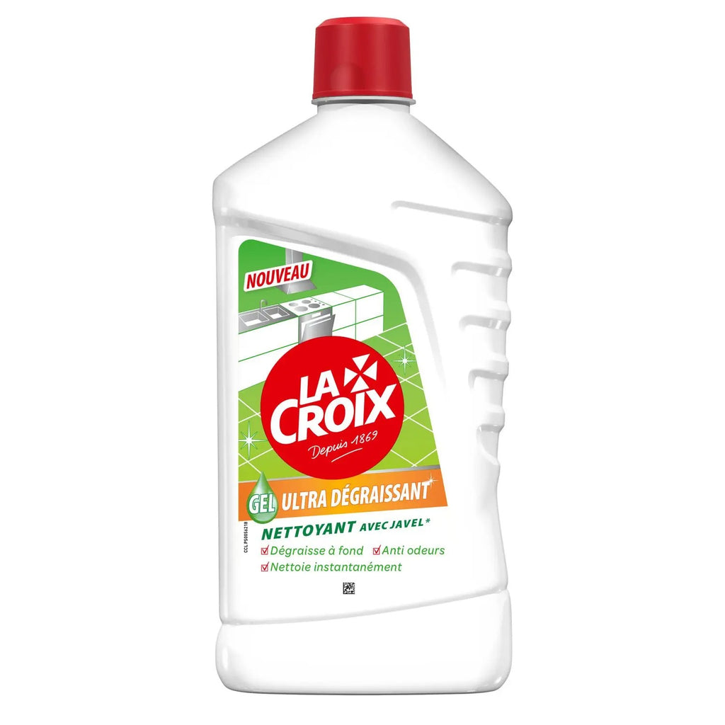 LA CROIX Gel nettoyant ménager ultra dégraissant à la javel 1 L