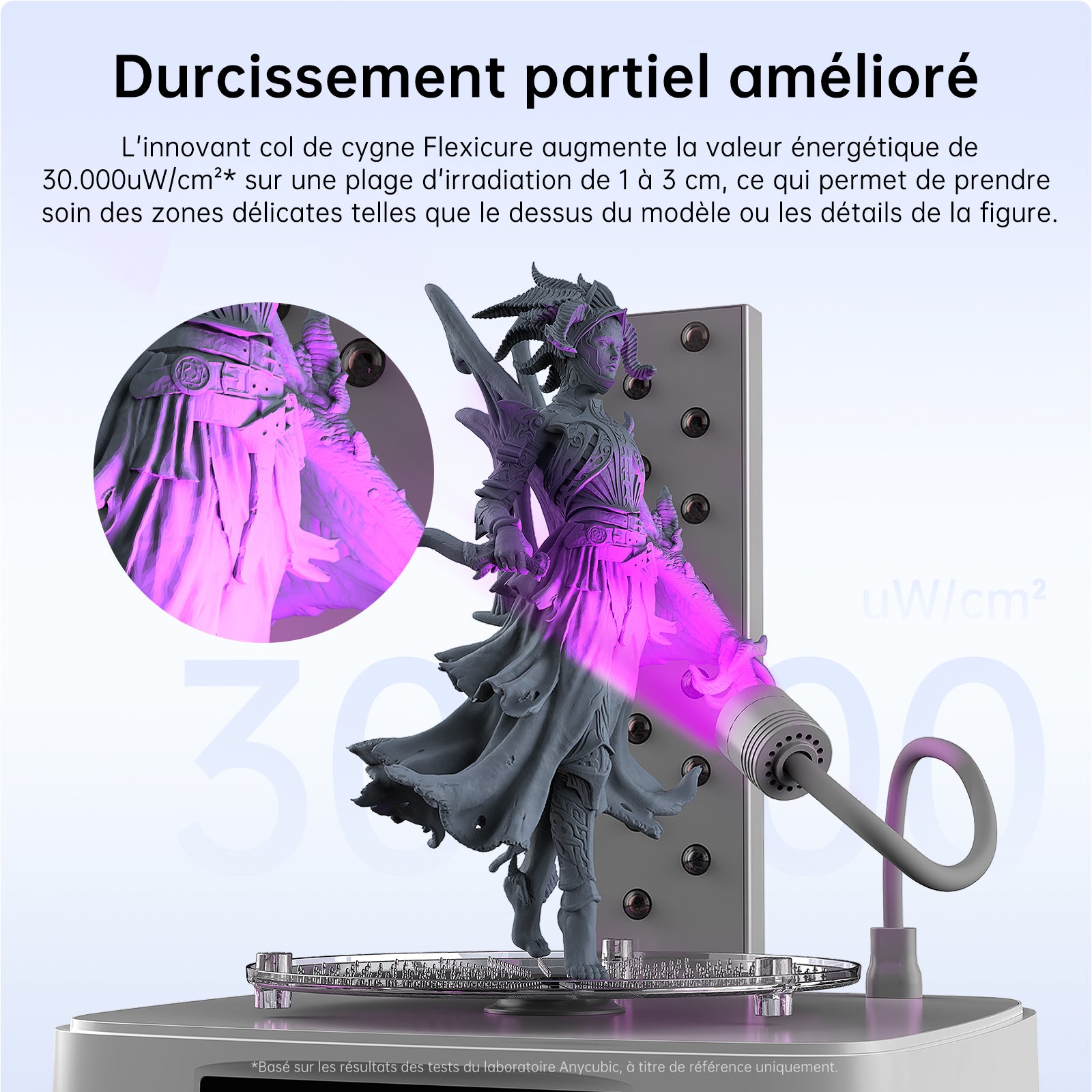 ANYCUBICWash & Cure 3 Plus Station de post-traitement 2 en 1 à grande capacité avec volume de lavage de 228×128×260 mm