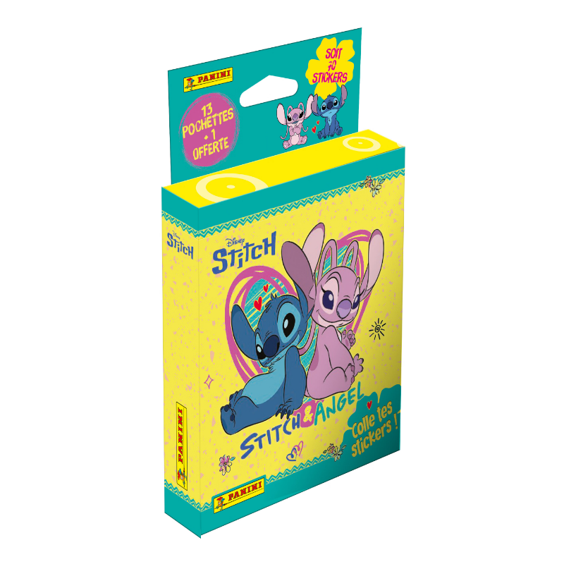 PANINI STITCH 3 - STITCH & ANGEL Blister 13 pochettes + 1 offerte