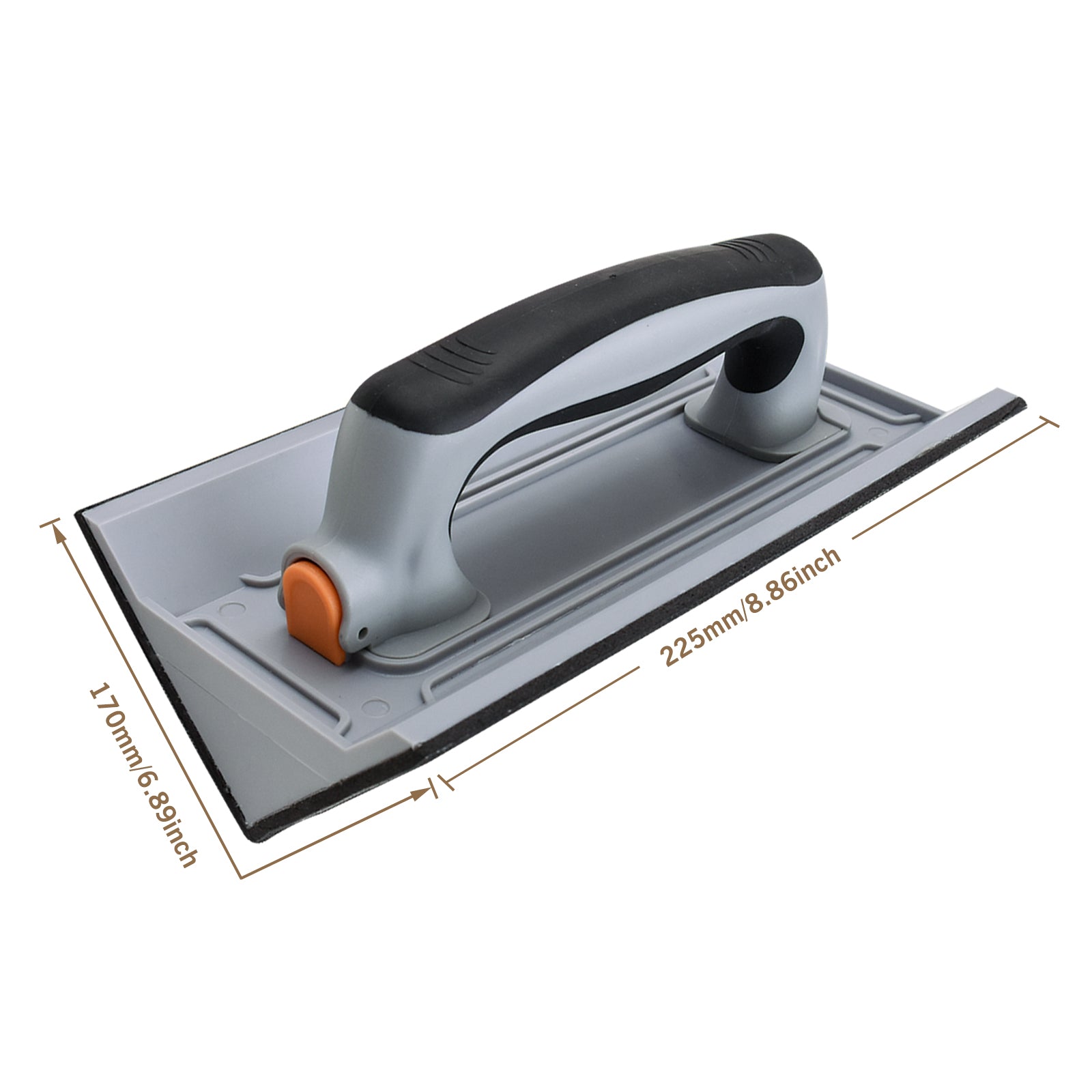 ROLLINGDOG SURFEX Kit d'outils d'angle intérieur 9 pièces, outil de ponçage d'angle pour finition précise des bords de murs, ponçage de plâtre