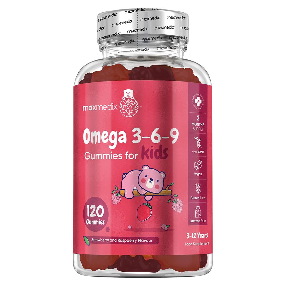 maxmedix Oméga 3-6-9 pour enfants 200 mg 120 gommes