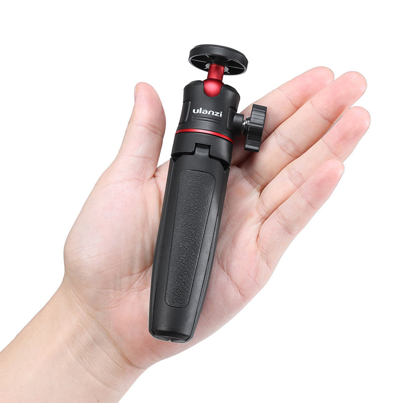 Ulanzi MT-08 Trépied de voyage compact et portable avec vis 1/4", compatible avec Sony ZV1/RX100 VII/RX1R II, Canon G7X Mark, Fujifilm X100V, Leica Q2