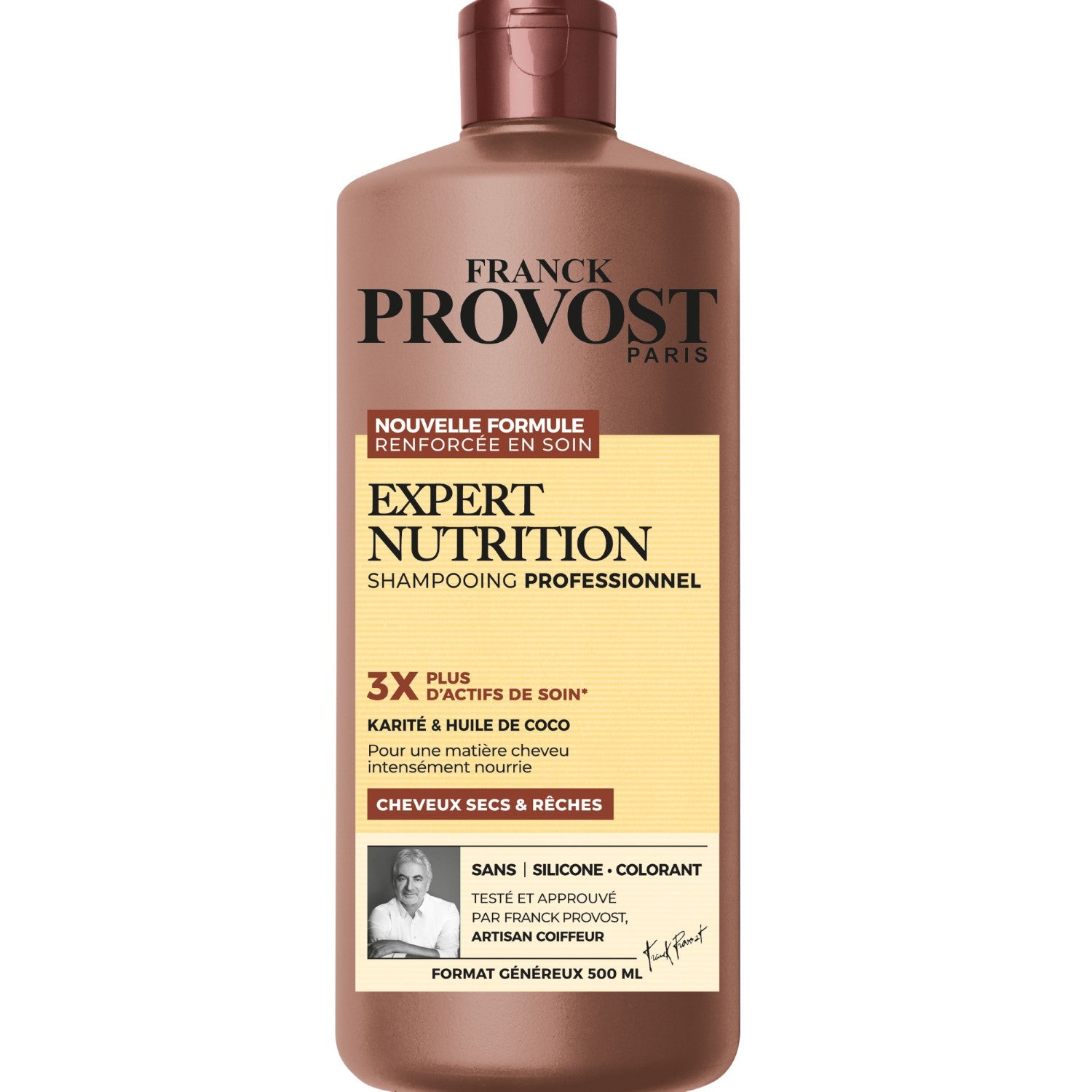 Franck Provost Paris Expert Nutrition Shampooing Nourrissant Professionnel, 500 ml