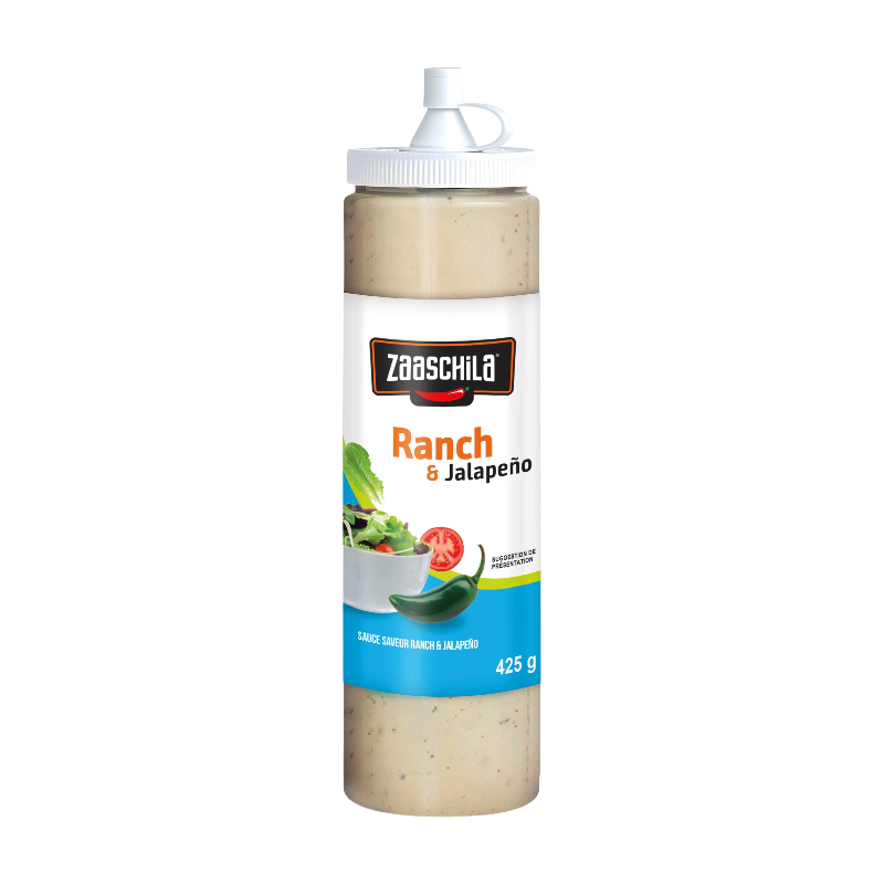 ZAASCHILA Sauce mexicaine ranch et jalapeño 425 g