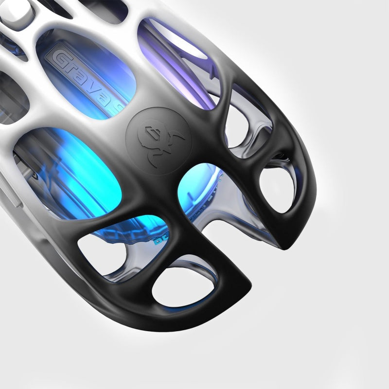 Souris gaming sans fil GravaStar Mercury M1 Pro, 26 000 DPI, taux d'interrogation 4K, capteur PAW3395, ultra-légère (88 g), Bluetooth/2,4 G/filaire, RGB, 5 boutons programmables - Noir dégradé
