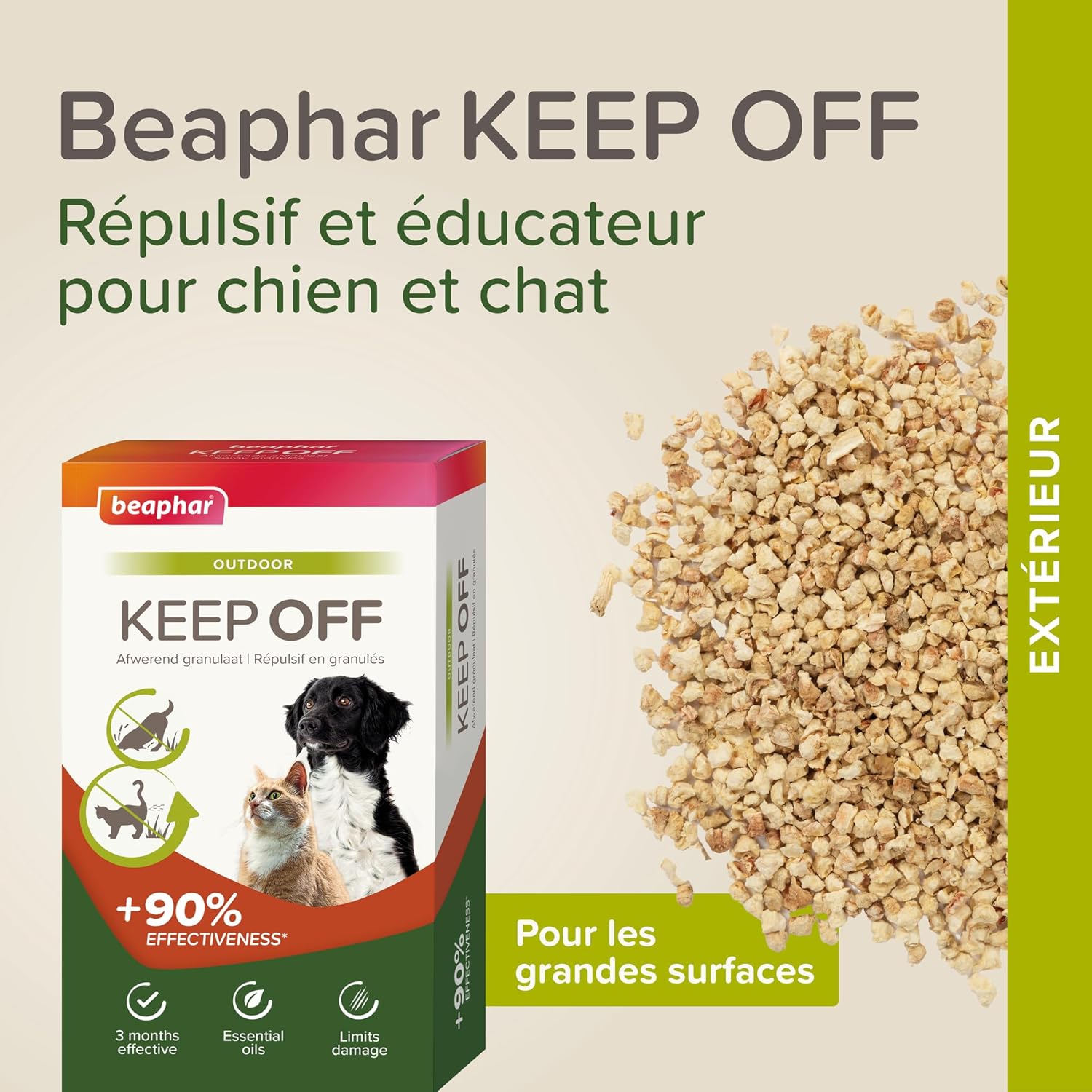 BEAPHAR Keep Off Granulés 2 x 200 g