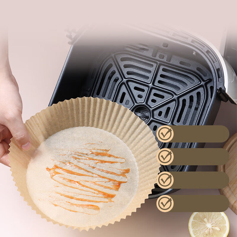 BJ Papier Cuisson pour Friteuse à Air 16cm - Lot de 100 Pièces