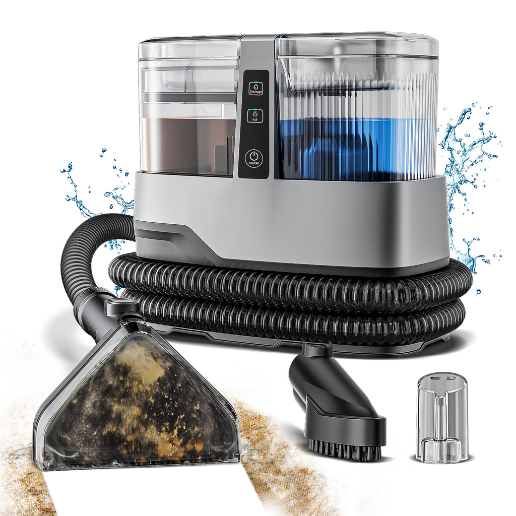 Omeser C688A machine nettoyeuse de tapis 600 W 17 kPa puissance d'aspiration nettoyage en profondeur des taches à main tissu humide canapé siège auto taches d'animaux