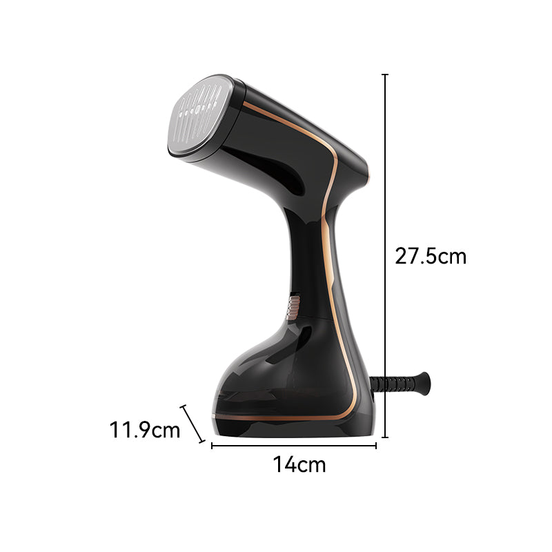 BUFFi5 JOY Défroisseur vapeur à main 1500-1780 W, réservoir d’eau de 320 ml, noir