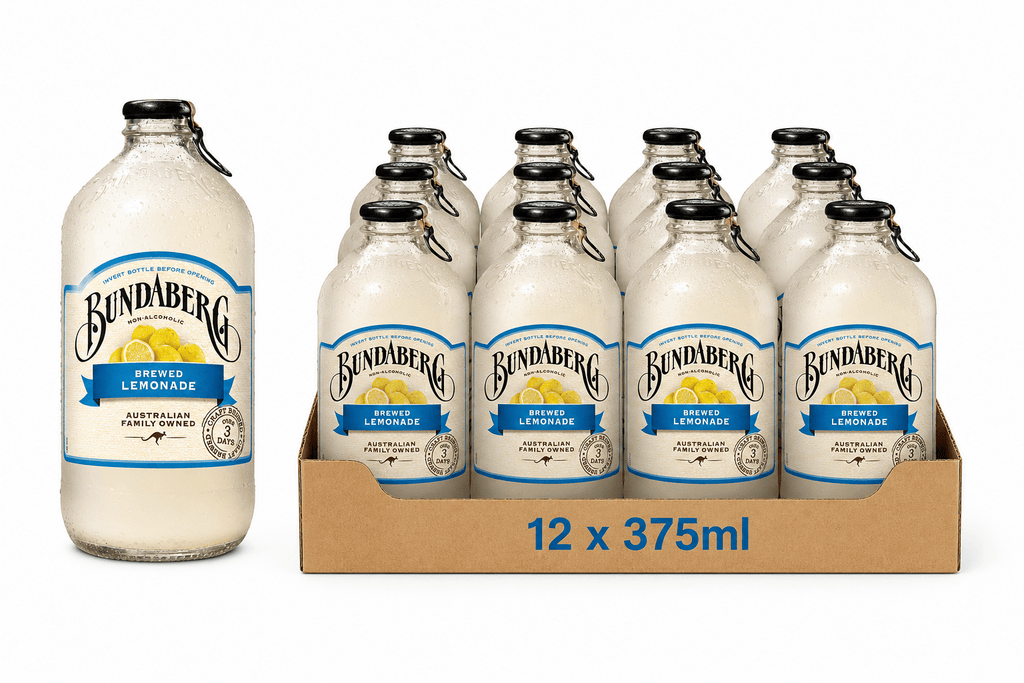 BUNDABERG Boisson au citron sans alcool - 12 x 37,5 cl
