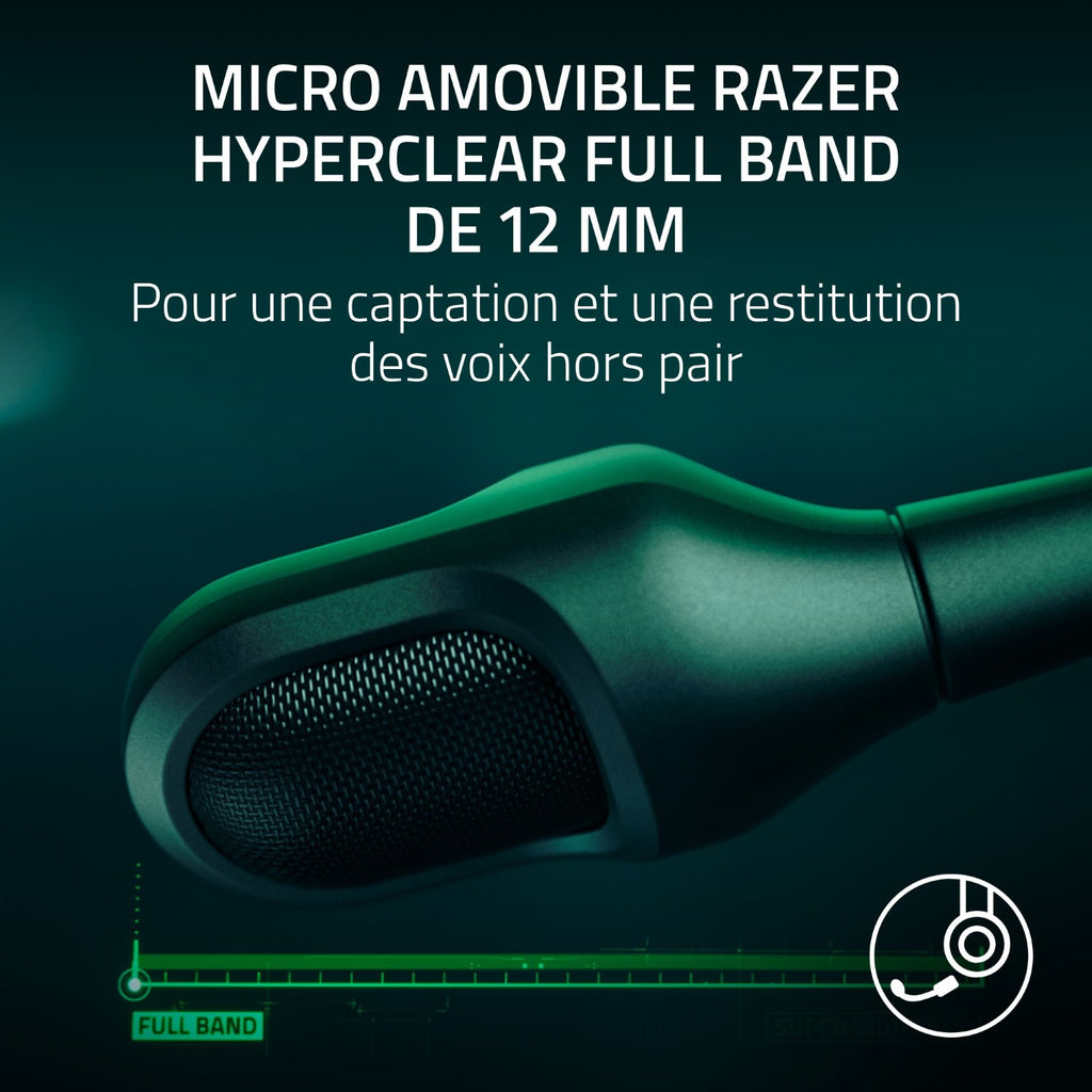 Razer BlackShark V3 Pro Casque Gaming sans fil - Noir