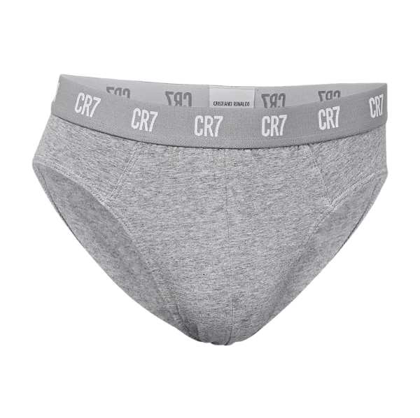 CR7 Lot de 3 slips Noir/Gris/Blanc Type 2