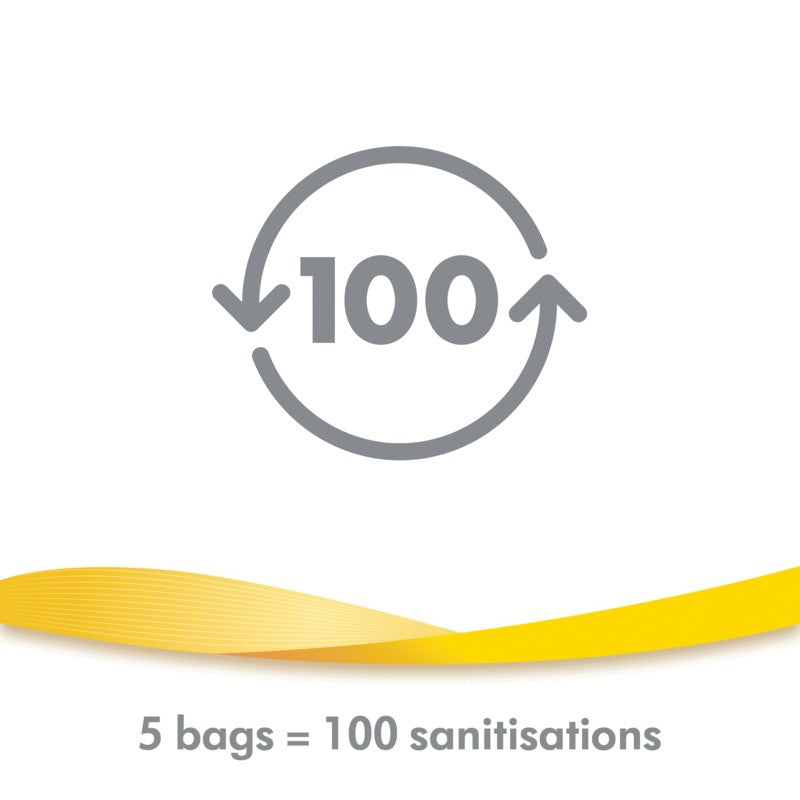 MEDELA Quick Clean - Sachets de stérilisation micro-ondes, lot de 5