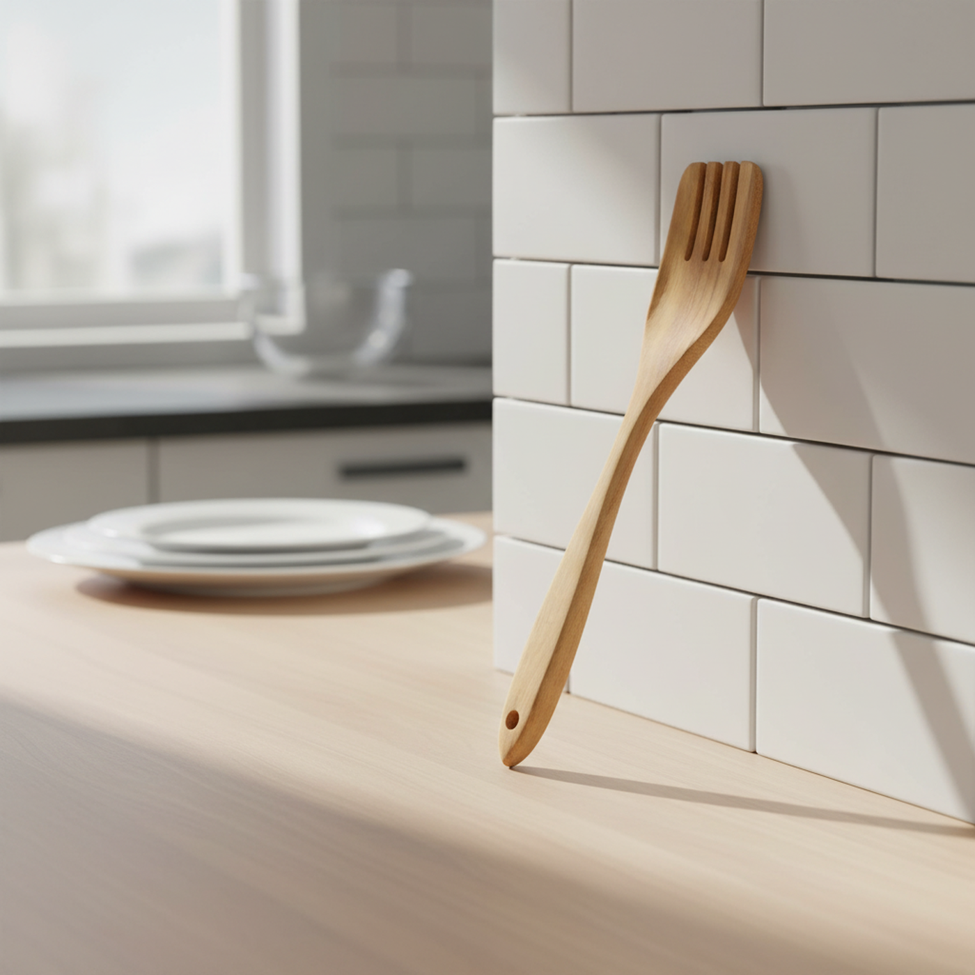 Alpina fourchette en bois - 30 cm