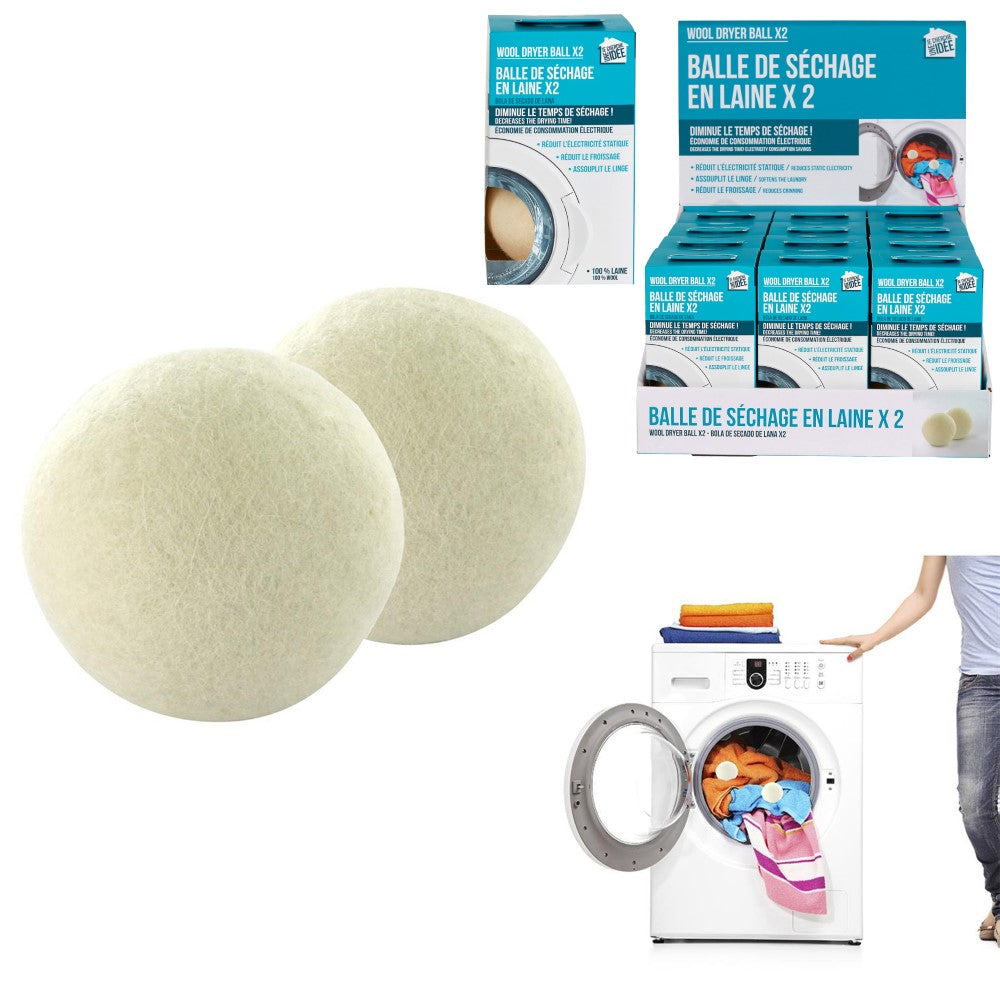 JE CHERCHE UNE IDEE Boule de séchage en laine
