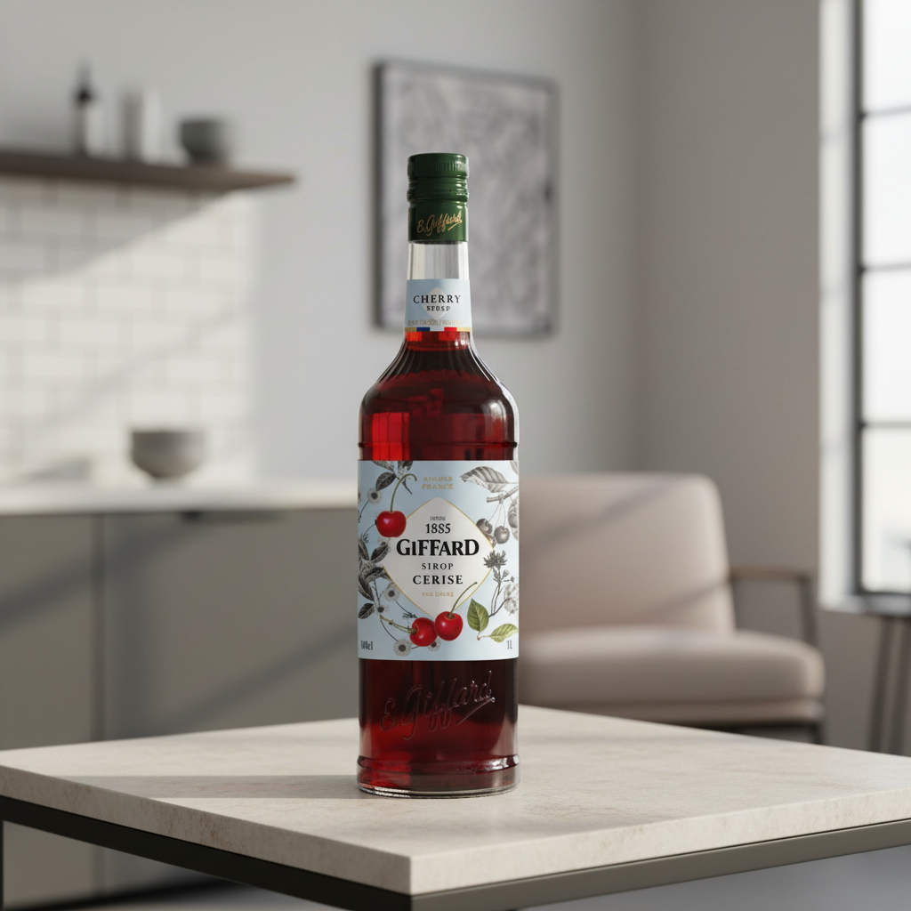 GIFFARD Sirop de cerise pur sucre - 1 L