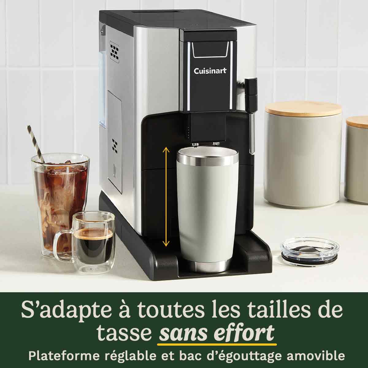 Cuisinart EM550E Machine à café entièrement automatique, 4 options de café d'une simple touche