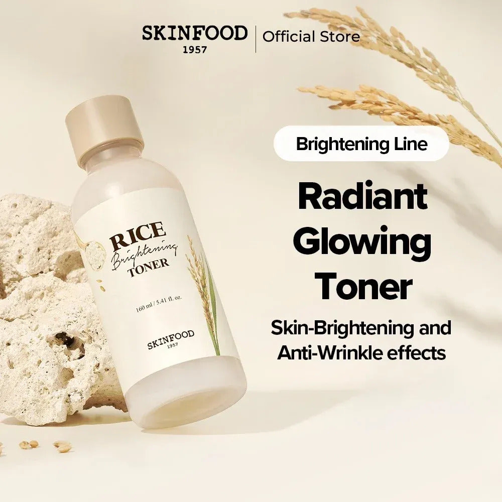 SKINFOOD Lotion Tonique Éclaircissante au Riz 160 ml
