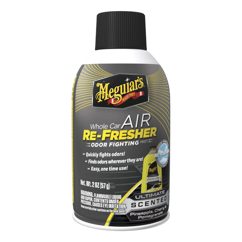 Meguiar's® Ultimate Whole Car Air Re-Fresher G260102F, 2 oz (57g) Bottle, 6/CV