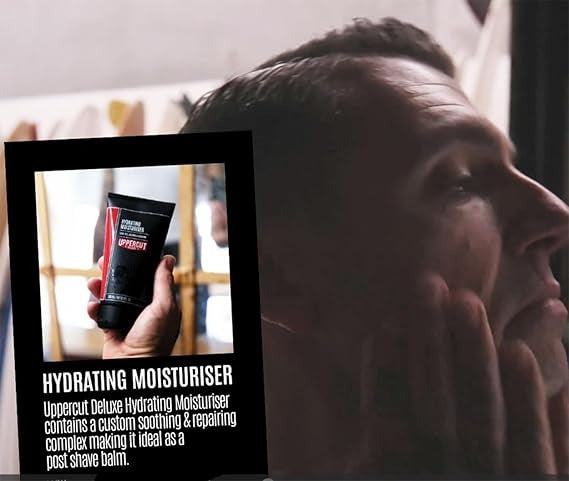 Uppercut Deluxe Crème Visage Hydratante pour Homme pour Apaiser et Réparer la Peau 120 ml