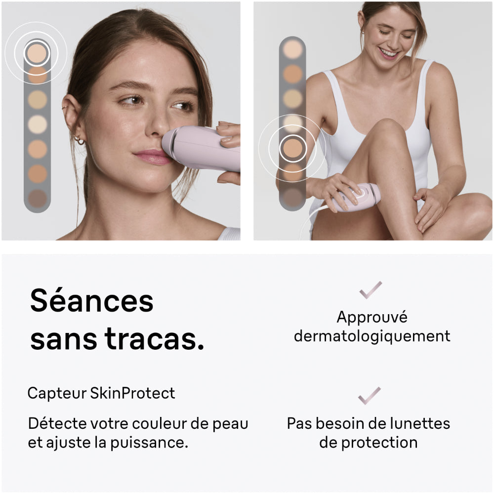 Braun Silk-expert Mini PL1100 - Épilateur à Lumière Pulsée (IPL) Compact - Réduction Durable des Poils - Visage et Corps