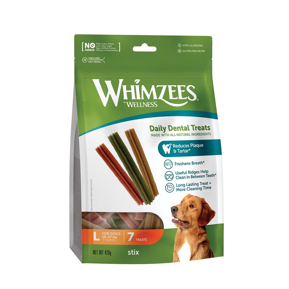 WHIMZEES Bâtonnets grande taille 7 pièces 420 g