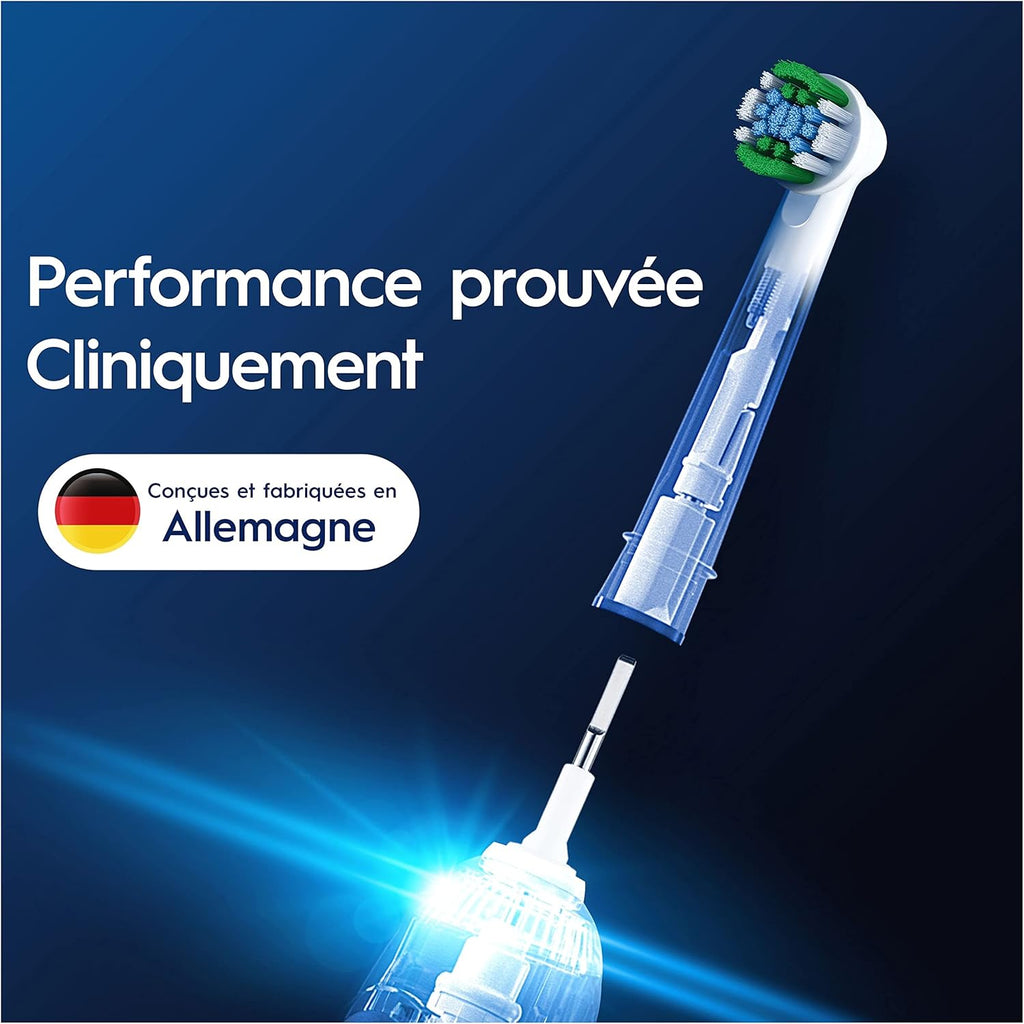 Oral-B EB20-4 Têtes de Brosse de Rechange Precision Clean - Lot de 4