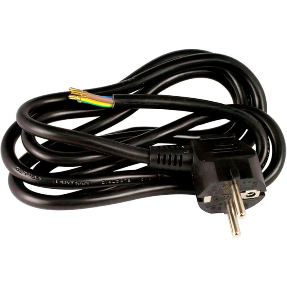 Cordon d'alimentation avec prise 16A 3G1,5mm² 2m - Noir - Zenitech