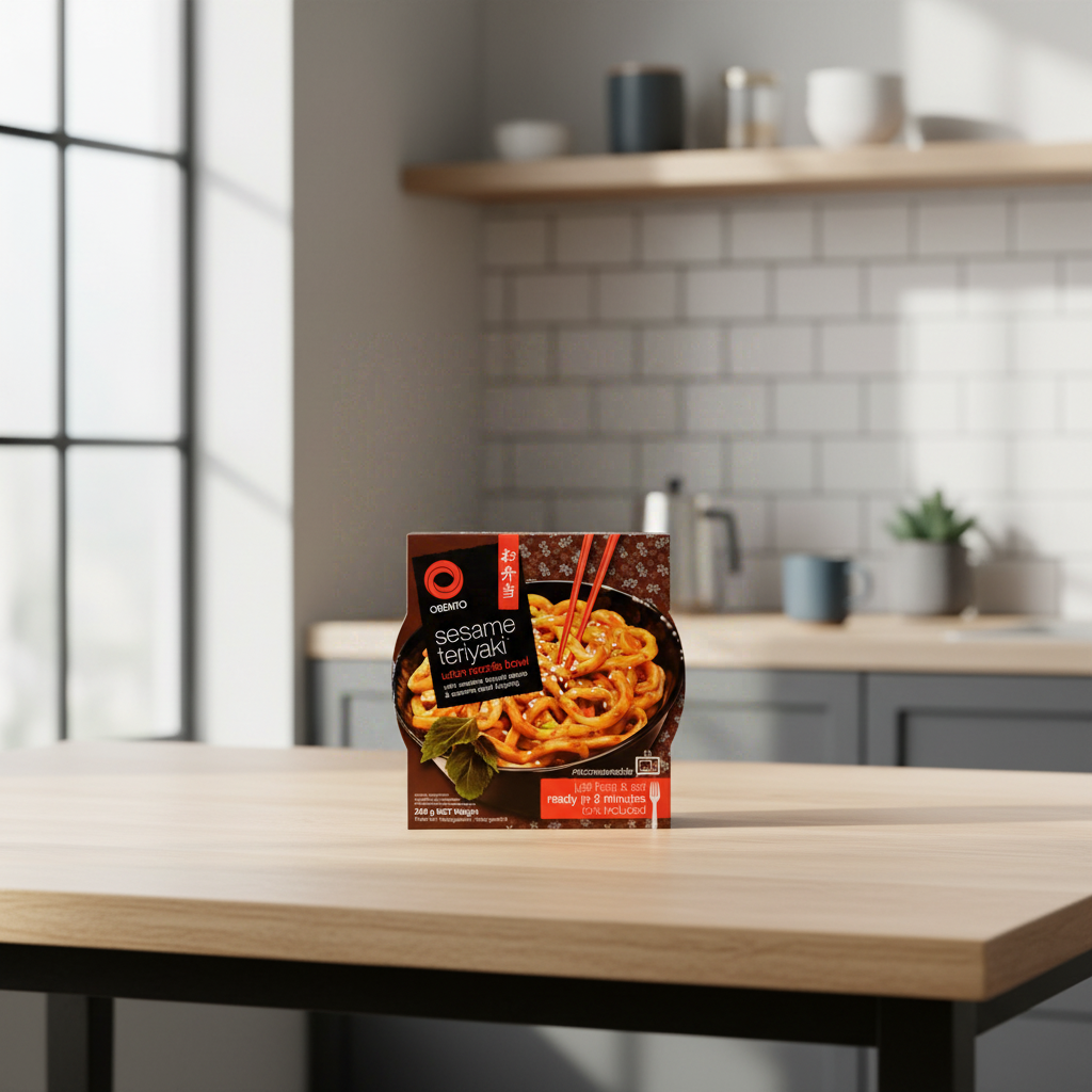 Obento Bol de Nouilles Udon Saveur Sésame Teriyaki 240 g