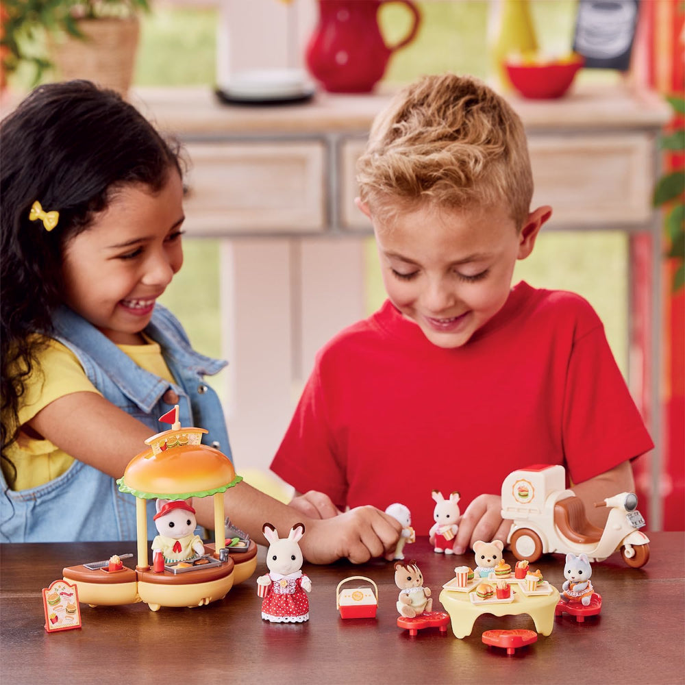 Sylvanian Families Le stand de hamburgers
