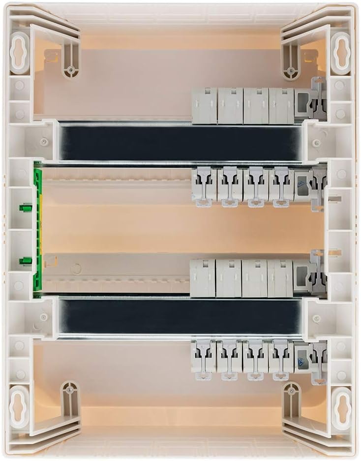 Coffret électrique équipé 26 modules - T1/T2 - 8 disjoncteurs - Zenitech