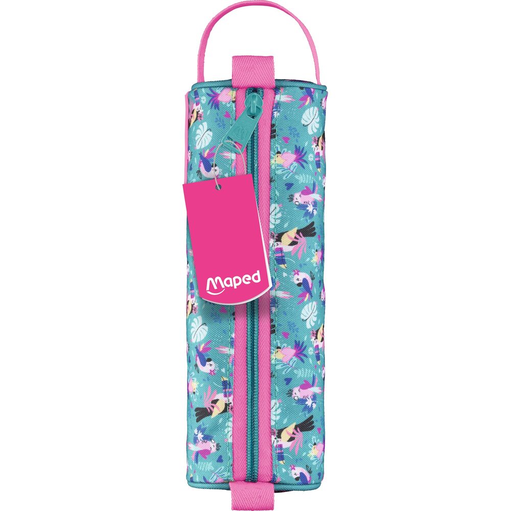 Maped Trousse à Crayons Tropicale – 22,5 x 7,5 cm