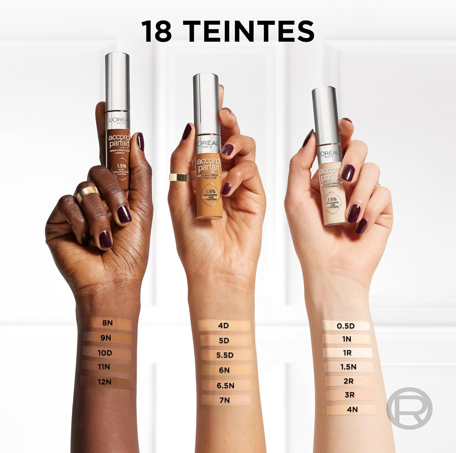 L'OREAL PARIS Sérum Anti-Cernes Accord Parfait 0.5D Éclat Doré 11ml