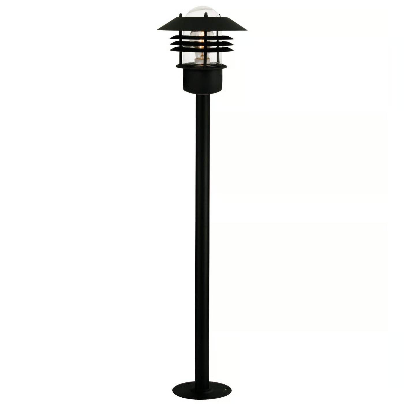 Potelet VEJERS - E27 - métal noir IP54 - Nordlux, Extérieur