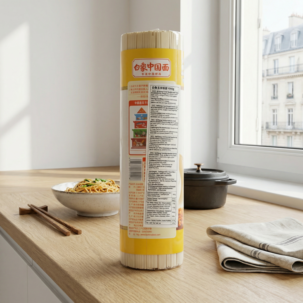 Bai Xiang Nouilles de maïs - 1 kg