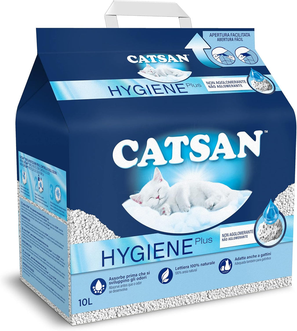 CATSAN Hygiène Plus Litière pour Chat, 3*10 L