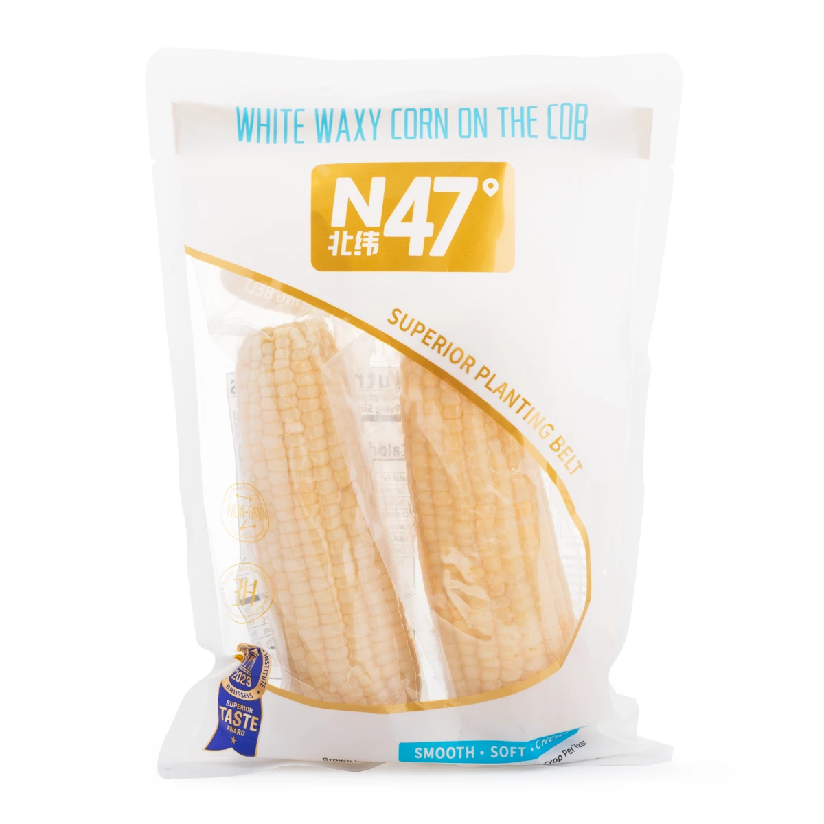 Maïs blanc gluant prêt à manger N47°, Double emballage, 460g