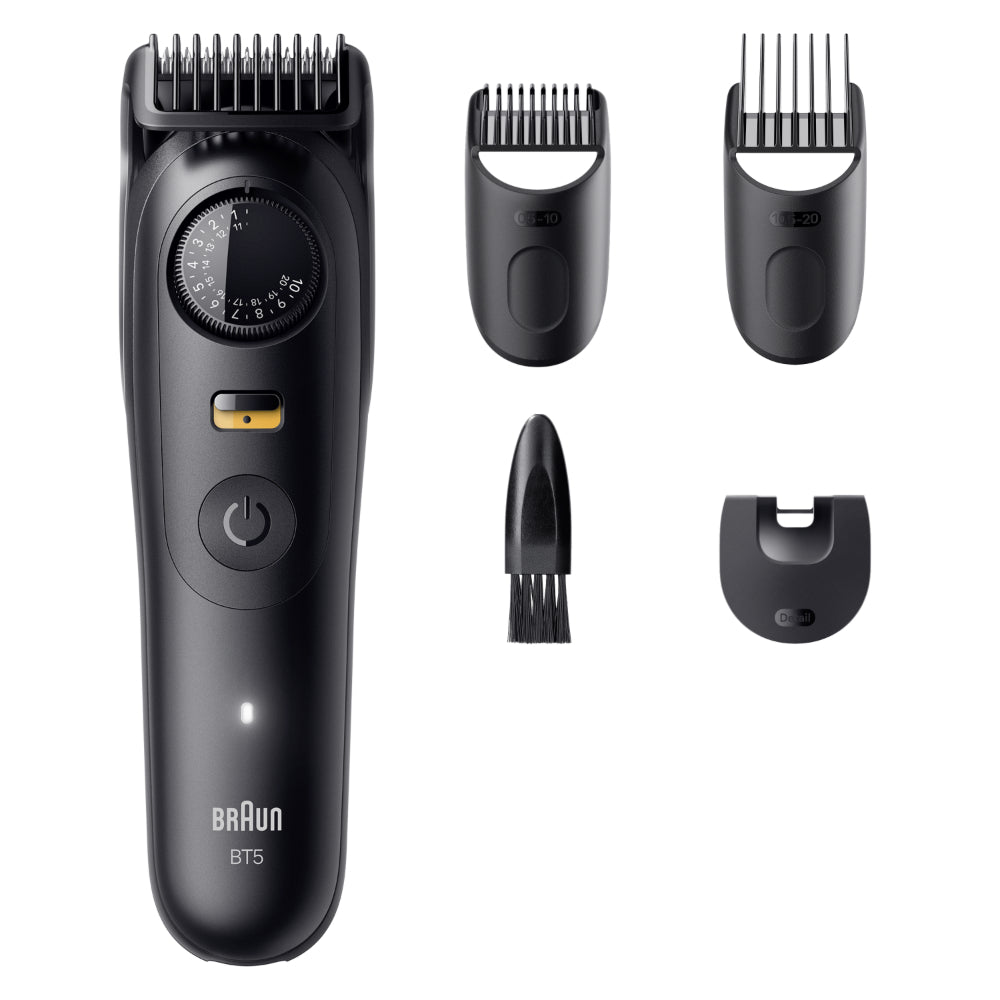 BRAUN BT Styler BT5520 Tondeuse à barbe de précision 4-en-1 - 39 réglages de longueur - Étanche