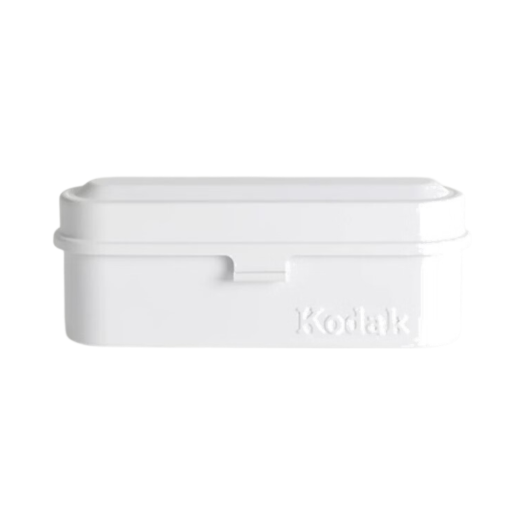 Kodak Boîte de rangement en métal pour pellicule 135 mm, Blanc