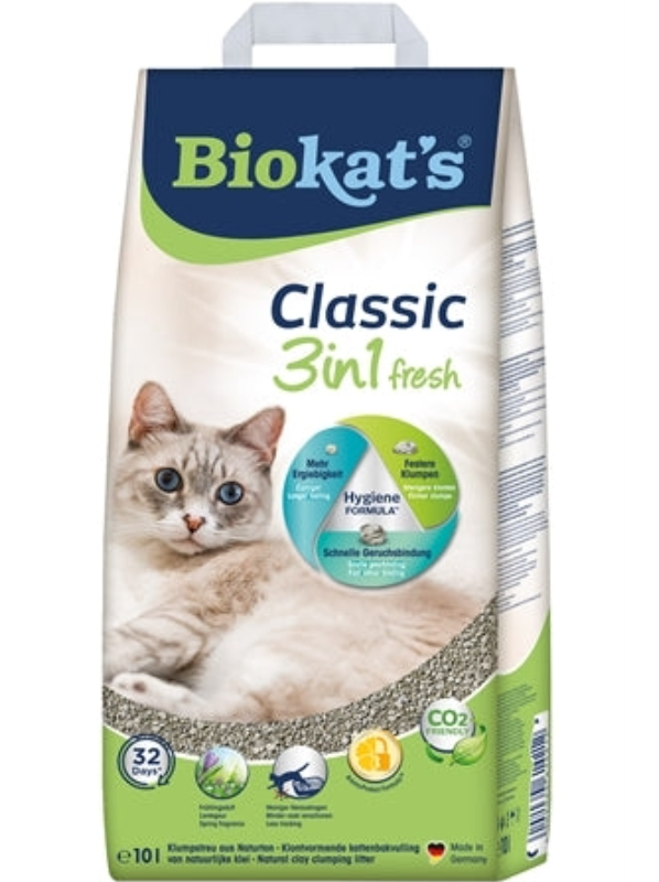 BIOKAT'S Litière fraîche pour chat 10 L
