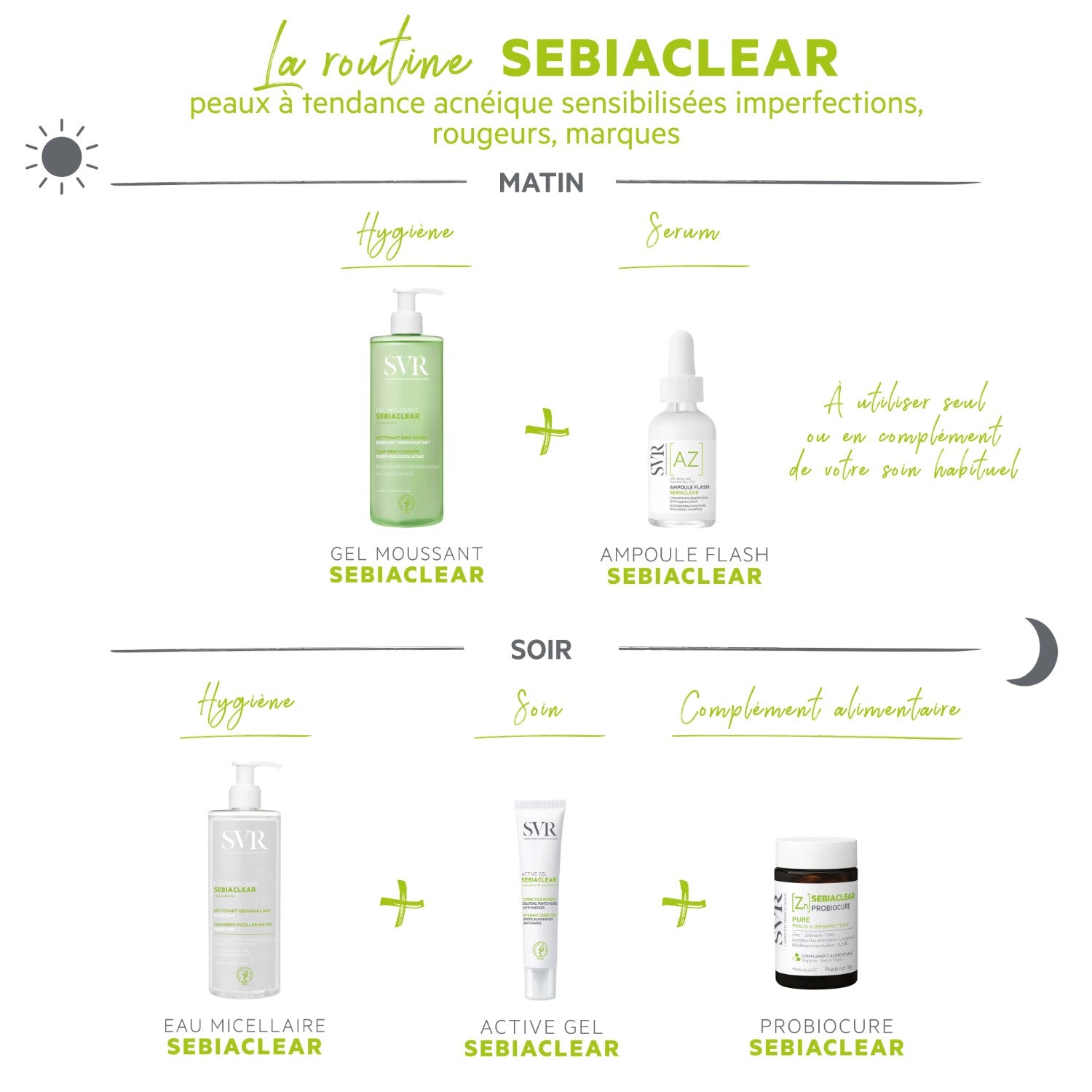SVR Sebiaclear Ampoule Flash Sérum -30 ml