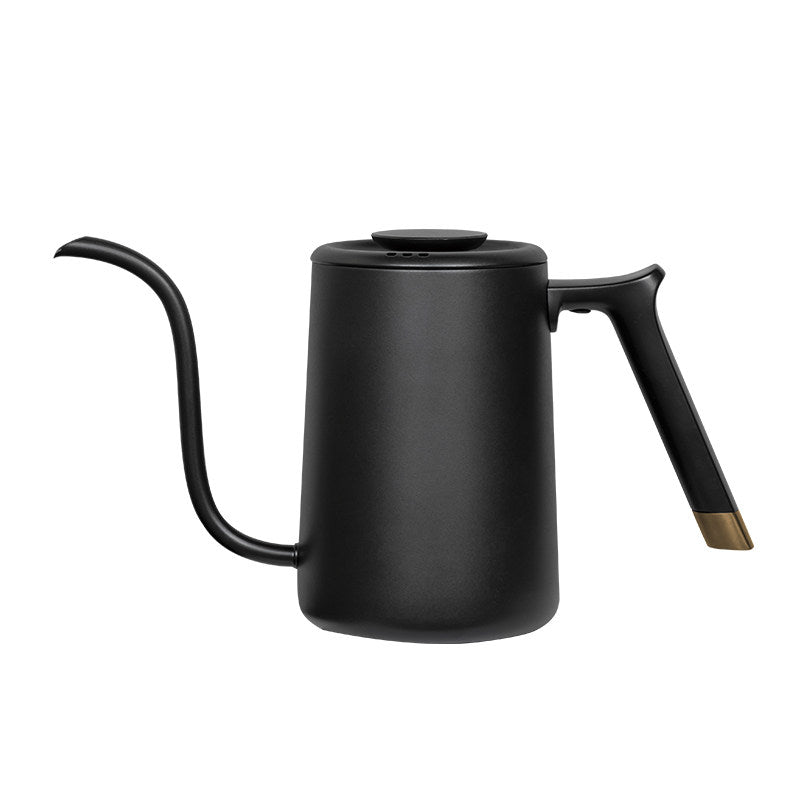 TIMEMORE Bouilloire à Café Pure Poisson 600 ml, Bouilloire à Verseur à Bec de Canard, Noir