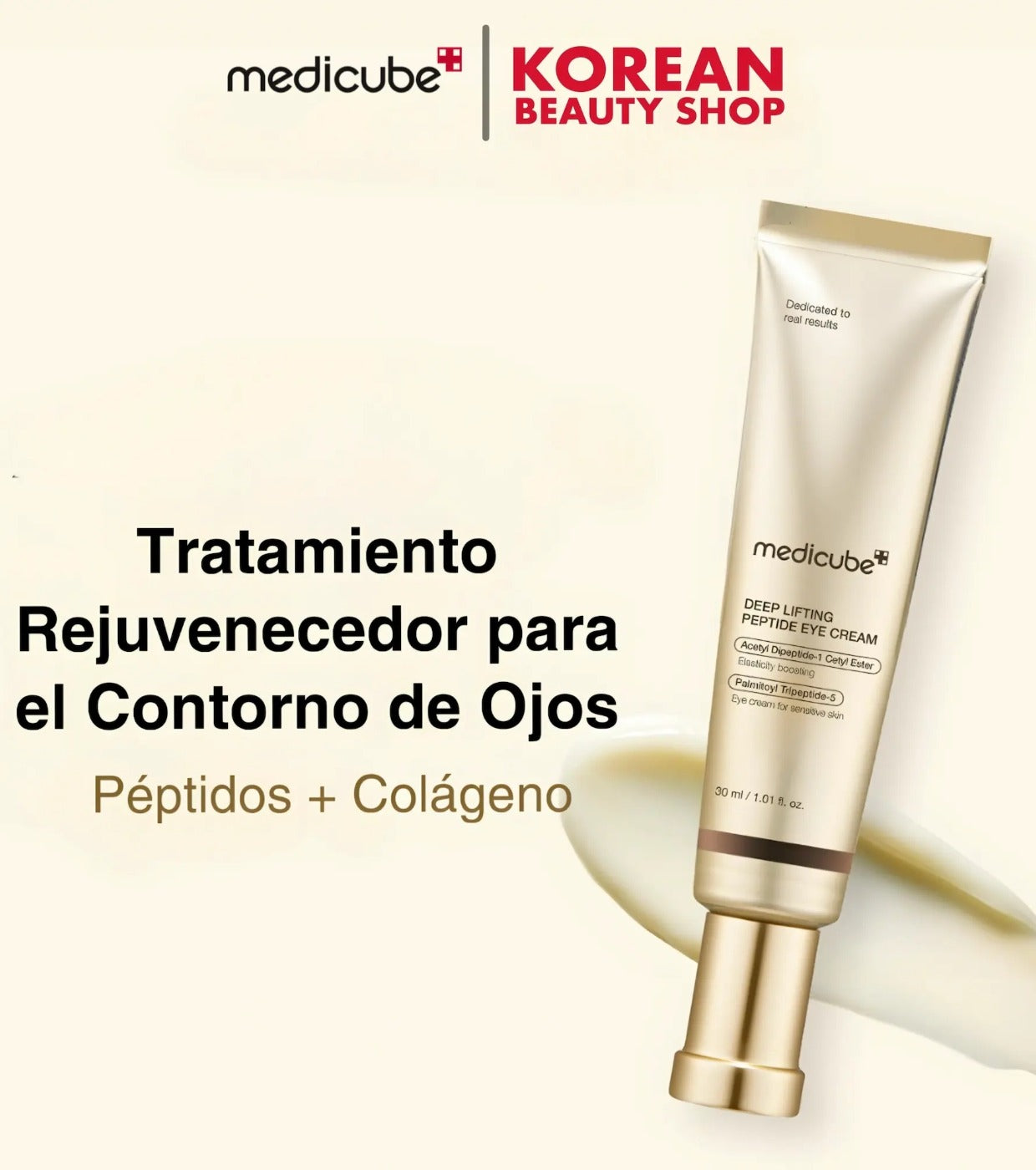 Medicube Crème contour des yeux Deep Lifting Peptide 30 ml